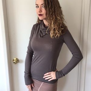 Long sleeve cowl neck